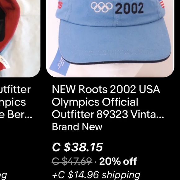 Vintage Roots Olympic Hat / 2002 / USA / New With Tags - Picture 10 of 10